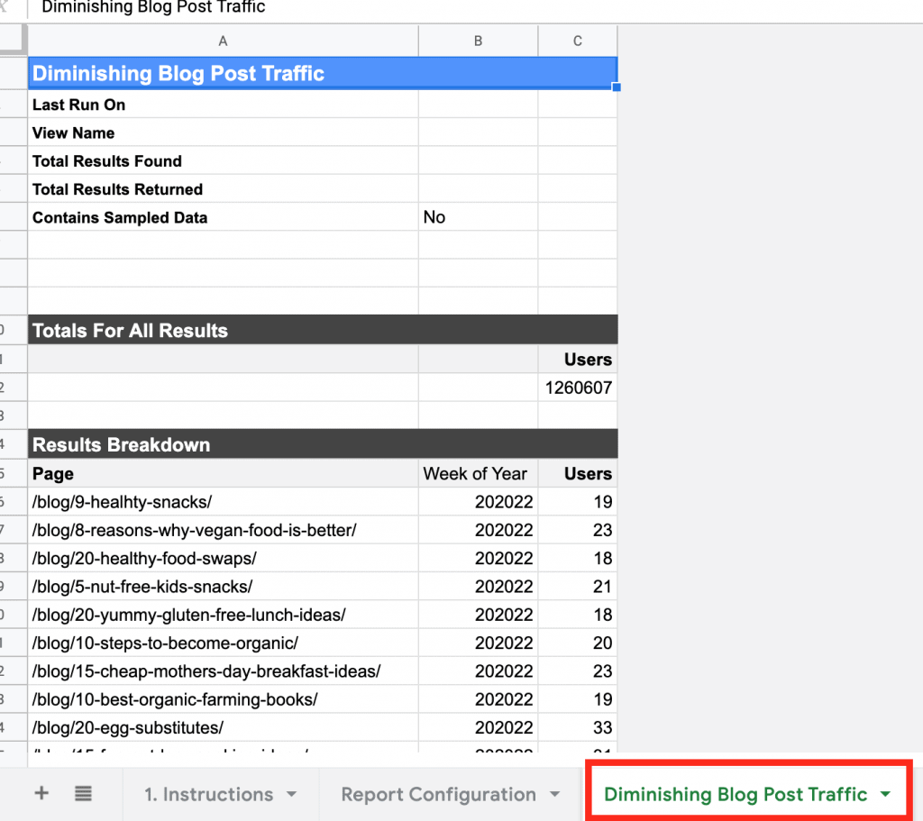 Check the data is correct