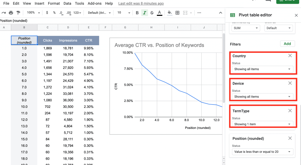 Segmentation Settings